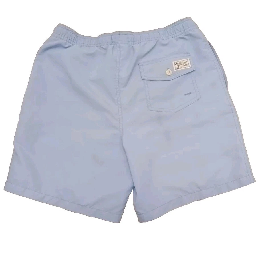 Baús de banho masculinos polo azul Ralph Lauren tamanho XL (18-20) - Imagem 4 de 4