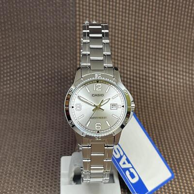 Casio LTP-V004D-7B2 Silver Analog Stainless Steel Quartz Classic Ladies'  Watch
