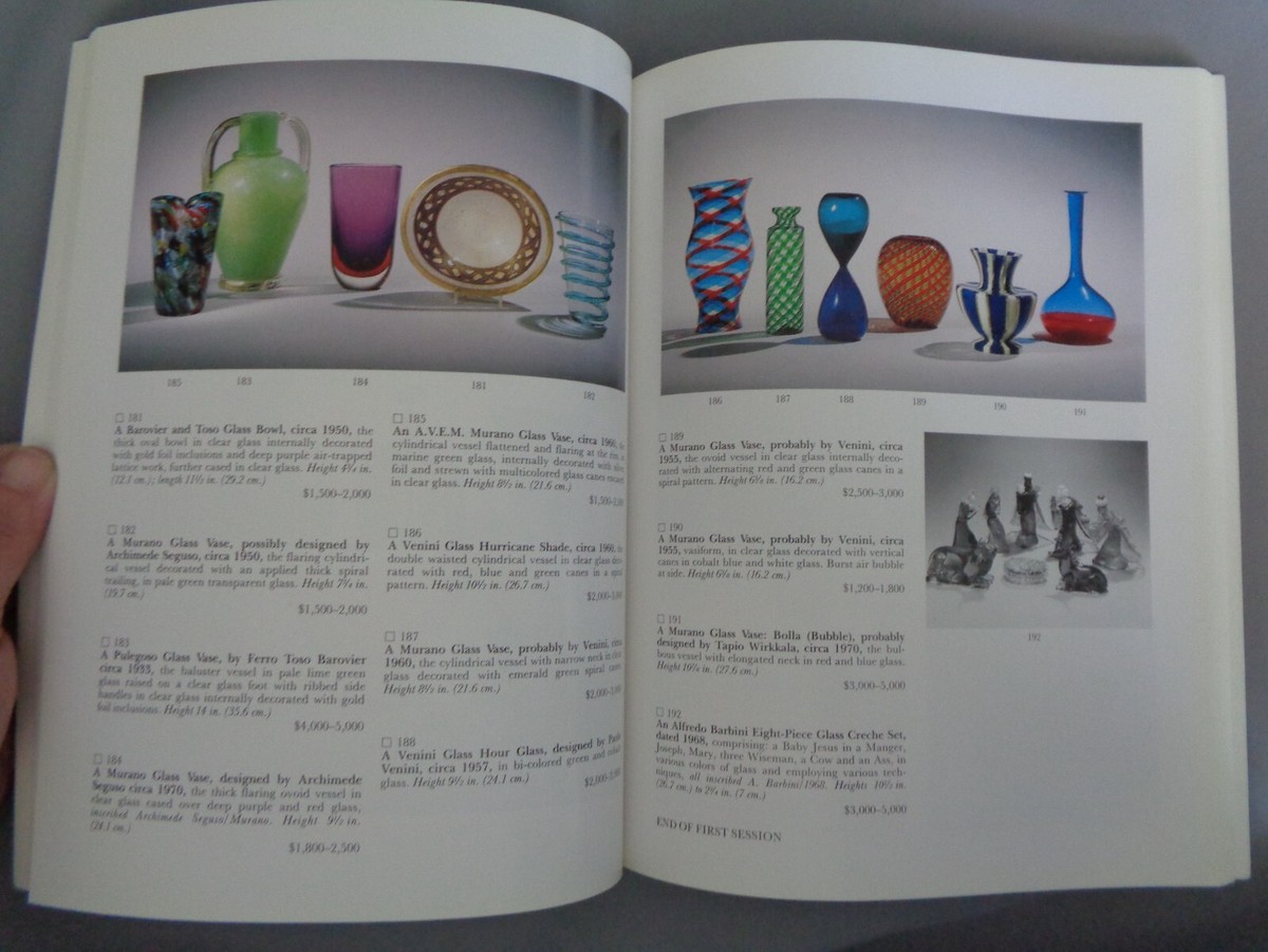 Sotheby's Art Auction 1992 Catalog 20th Century Decorative