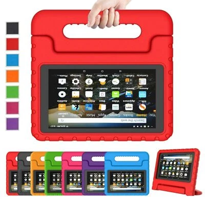 JEJO Kids Stand Case Cover for Amazon Kindle Fire 7 / Fire HD 8 Tablet ShockProof