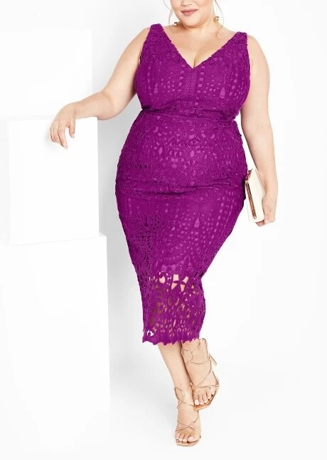 open lace back dress Wedtrend Women Purple Plus Size Mother of The Bride Dress with Appliques A Line Long Wedding Party Dress, Purple / 4XL