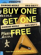 NEW  Pfanstiehl 862-DS77 DIAMOND Stylus Dual Needle TN02 TN Buy One Get One Free