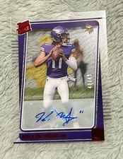 2021 Panini Clearly Donruss Rated Blue 40/49 Kellen Mond #57 Rookie Auto RC