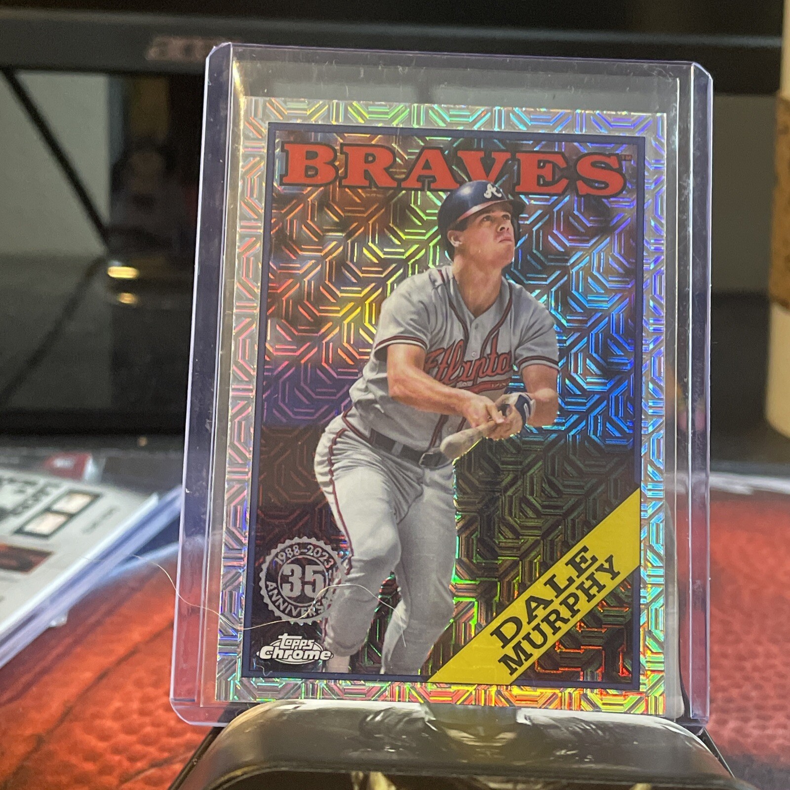2023 Topps Chrome Daley Murphy '88 Silver Foilboard (Atlanta Braves
