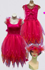 Plus Size Adult Fairy Dress Costume Women's Fairy Costume & Wings Fuchsia Size 2