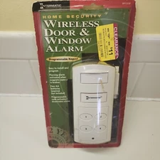 NEW Intermatic Home Security Programmable Wireless Door And Window Alarm- White