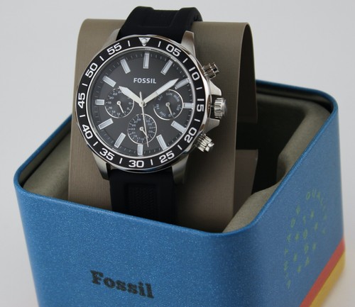 NEW AUTHENTIC FOSSIL BANNON SILVER 