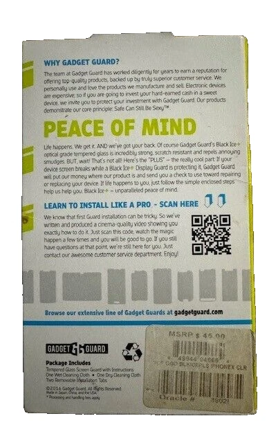 Gadget Guard (Black Ice+) Glass Screen Protector for iPhone Xs/X - Clear - Image 3 of 3