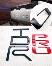 Fit 2022 2023 Toyota Tundra Trd Pro Tailgate Letter Inlay Double Layer Black Red