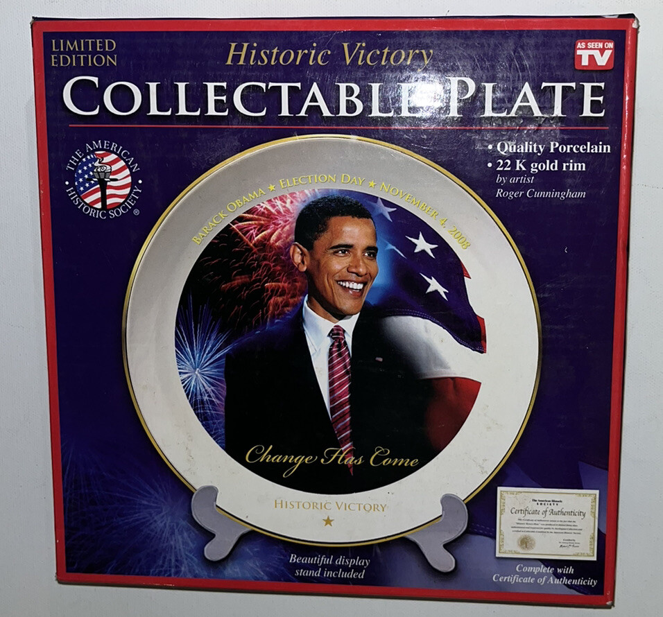 記念グッズ Historic Victory Collectable Plate obama 記念グッズ Historic Victory Collectable Plate obama Barack