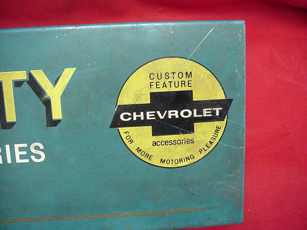 VINTAGE CHEVY PARTS CATALOG MANUAL RACK STAND CHEVROLET 60'S CORVETTE