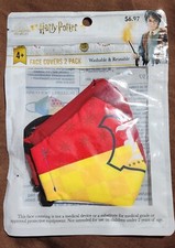New Harry Potter Face Mask Covers Wizarding World Reusable Washable 2pk 4 Age