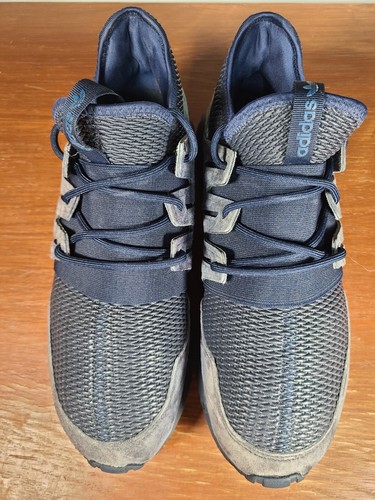 Adidas Originals Tubular Radial Men Collegiate Navy Running Shoes Size 11.5 - Picture 4 of 10