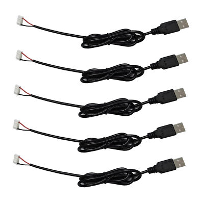 5 nos USB A Cable to JST PHR-6Pin Pitch 2.0mm Connecctor 70cm 27.56inch