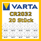 VARTA CR2032 Knopfzelle | Lithium Knopfzelle Knopfbatterie | 20 STÜCK