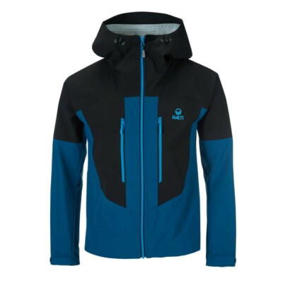Halti Pallas hybrid jacket men softshell jacket with hood for men Blue