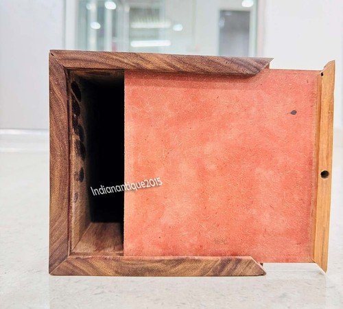 Massive Palisander Feuerbestattung Urne mit handgeschnitztem Echtbaum Design für menschliche Asche - - Bild 3 von 11