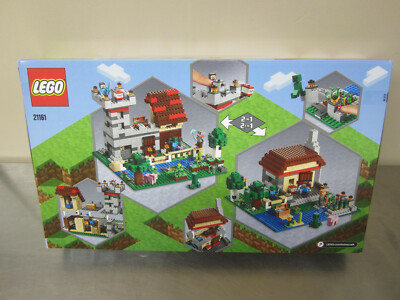LEGO 21161 Minecraft The Crafting Box 3.0 Kit w/ Characters NEW