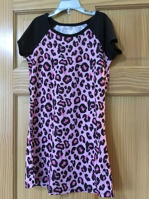 New Wonder Nation Leopard Print Nightshirt Nightgown Girls many sizes