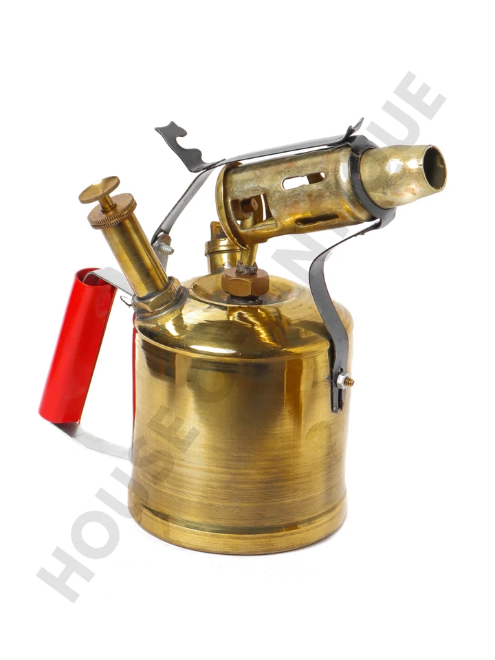 Antique Style Primas Kerosene Oil vintage Brass Blow Torch Lamp in Working Order - Image 3 of 4