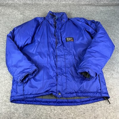 Mountain Equipment Daunen Puffer Jacke Mantel Vintage Blau Herren Large Ripstop