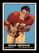 1961 Topps #59 John Brodie RC VGEX X3402239