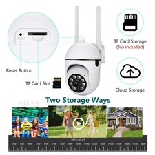 4-Pack Wireless 5G WiFi Security Camera System Smart Outdoor Night Vision 1080P 5