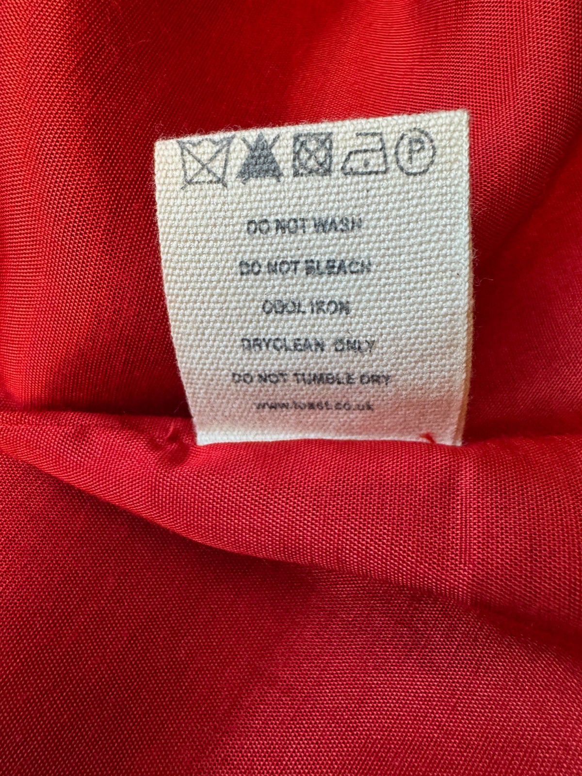 Toast Ladies Blouse Top 14 Silk Red Christmas Pleated Smart