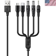 Multi-Device Dog Shock Collar Charger - 5-in-1 USB Y-Splitter for Versatile Use