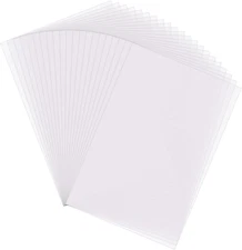 100 Sheets Tracing Paper, 8.5 X 11 Inches White Trace Paper Translucent Paper fo
