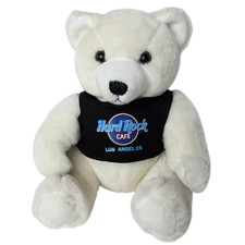 Hard Rock Cafe Los Angeles Teddy Bear Plush 9" Herrington Bears Collectible