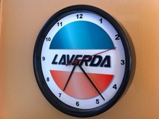 Laverda Motorcycle Garage Mechanic Bar Man Cave Advertising Clock Sign