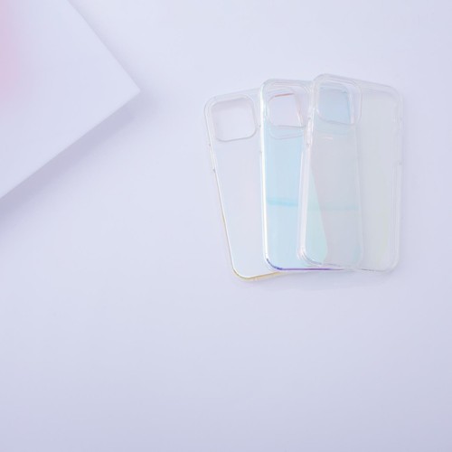 Aurora Case etui do iPhone 12 żelowy neonowy pokrowiec złoty - Zdjęcie 4 z 5