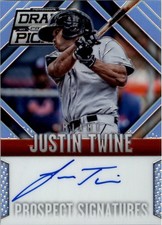 2014 Panini Prizm Perennial DP Prospect Signatures Prizms #43 Justin Twine Auto