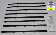 1963 1964 1965 1966 Valiant Sedan 4 Door Window Felt Fuzzie Rubber Seal 8 Pc Kit