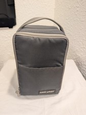 VTG Case Logic 15 CD Compact Disc Storage Portable Padded Carry Strap Gray White