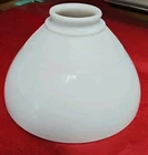 Vintage Milk glass  Vertical Ribbed Diffuser Floor Lamp Replacement Shade 10"