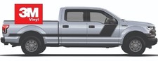 Angled Hockey 3M Vinyl Graphic Decal Stripe Ford F150 2015-2017 Super Crew Cab