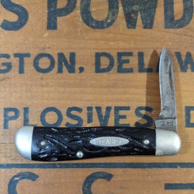 #ad #ad Vintage Case Tested USA 62028 1 2 Jack Knife Rough Black Parts or Repair $79.95