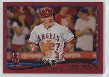 2014 Topps Season Highlights Checklist Target Red Mike Trout #364 0lz7