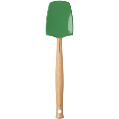 Le Creuset Craft Spatel Löffel, groß, 28 cm, Silikon, 28 x 7 x 2 Bambus 