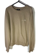 A.P.C. Rue Madame Crewneck Sweatshirt 100% Cotton Men's Small RRP �205