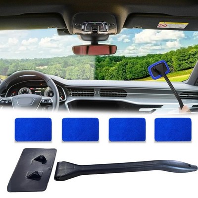 WINUERK Windshield Cleaning Tool, Extendable 1 Count (Pack of 1), Dark blue