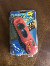 NOS 1998 Polaroid I-Zone Instant Pocket Mini Photo Camera Orange NIP SEALED