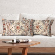 Boho Throw Pillow Covers 12x20 inch Set of 2,Boho 20" x 12" Pack of 2 Boho-5