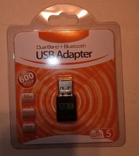 USB Dual Band Wifi AC 600mbps  Bluetooth Dongle Adapter