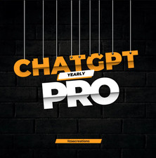 ChatGPT Pro 12 Months - Private Account - 100 Private  Full Access  Support