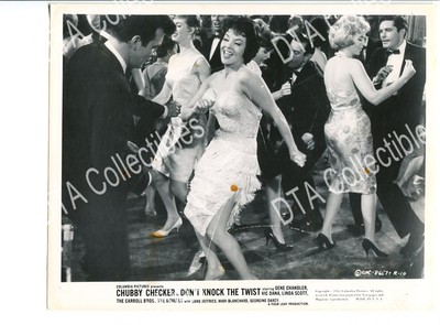 DON'T KNOCK THE TWIST-1962-8 X 10 STILL-FN/VF-MUSICAL-GEORGINE DARCY FN/VF