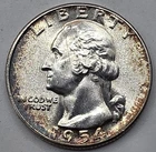 *SILVER* 1954  Washington Quarter - BU 《Great Way To Buy Silver!!》