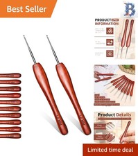 Hand-Polished Ergonomic Crochet Hooks - Perfect for Arthritic Hands  Beginners